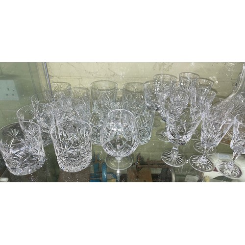 275 - ROYAL DOULTON AND STUART CRYSTAL GLASSWARE AND DECANTERS