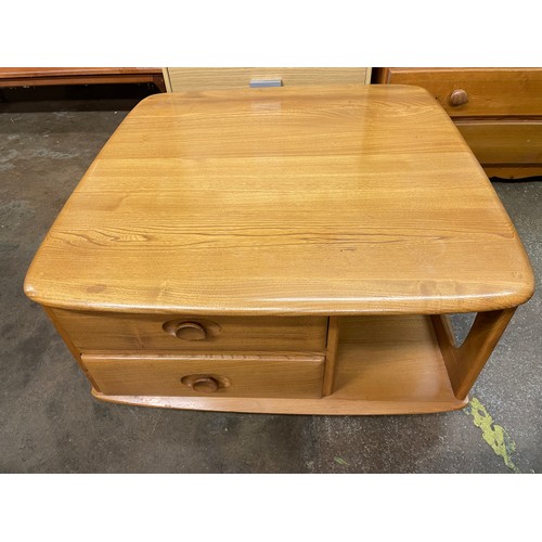 52 - LIGHT ERCOL PANDORA COFFEE TABLE (NO.735)