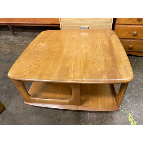 52 - LIGHT ERCOL PANDORA COFFEE TABLE (NO.735)