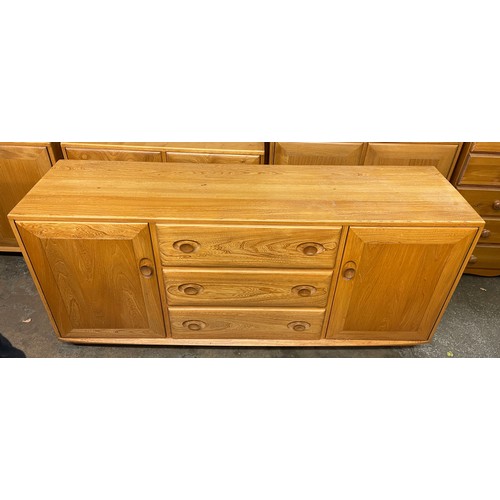 44 - LIGHT ERCOL SIDEBOARD WITH CUTLERY DRAWER (NO.455)