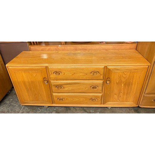 45 - LIGHT ERCOL SIDEBOARD WITH CUTLERY DRAWER (NO.455)