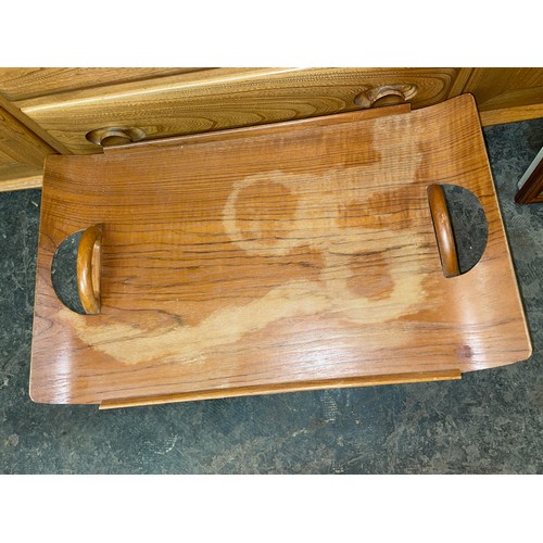 59 - 1950S “THE CENTURION” TEAK FOLDING LAP TRAY BY PARAGON