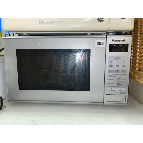 205 - PANASONIC MICROWAVE OVEN