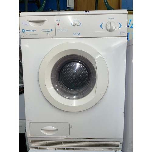 208 - WHITE KNIGHT CONDENSER REVERSE TUMBLE DRYER