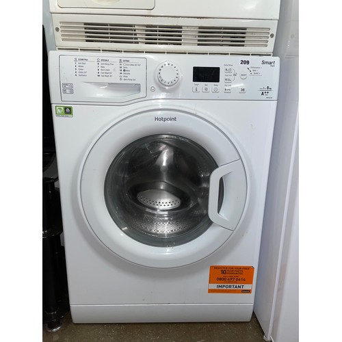 209 - HOTPOINT SMART TECH 8KG WASHING MACHINE