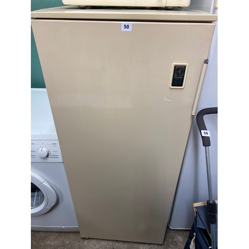 202 - CREAM UPRIGHT ELECTROLUX REFRIGERATOR