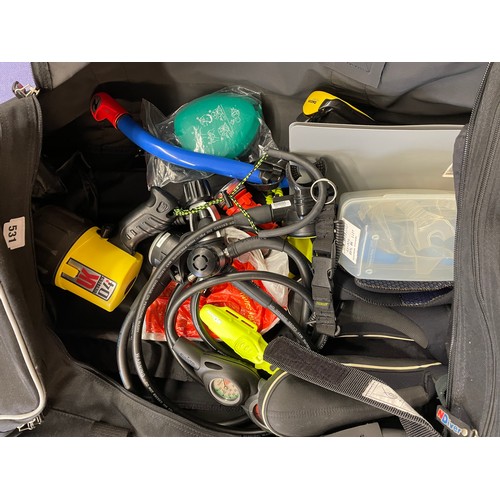 531 - TERRAPIN WETSUITS AND RELATED APPARATUS INCLUDING A MARES XL SCUBA DIVING JACKET, HOLDALL CONTAINING... 