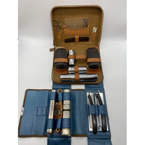 428 - GENTLEMANS TRAVELLING VANITY CASE AND ONE OTHER