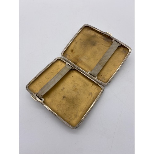 440 - BIRMINGHAM SILVER ENGRAVED CIGARETTE CASE