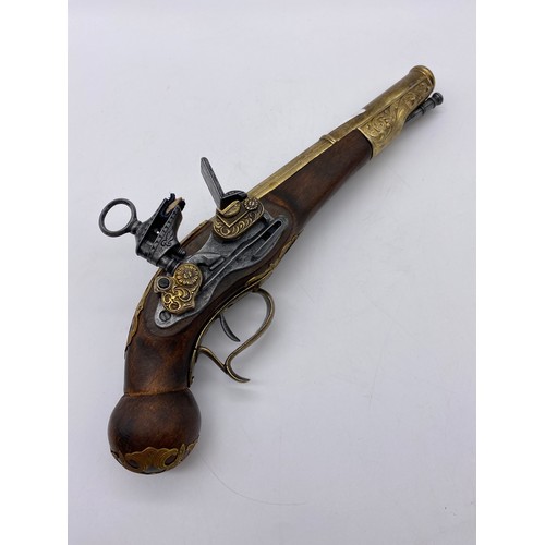 456 - REPLICA EUROPEAN FLINT LOCK PISTOL