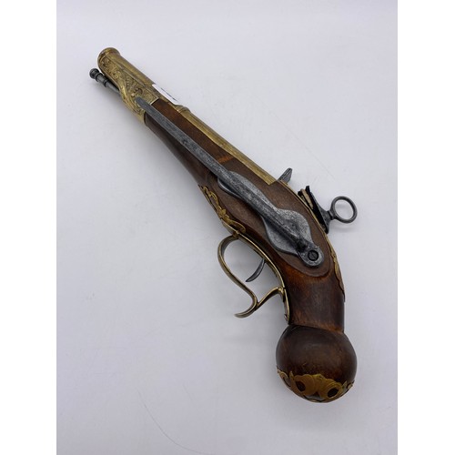 456 - REPLICA EUROPEAN FLINT LOCK PISTOL