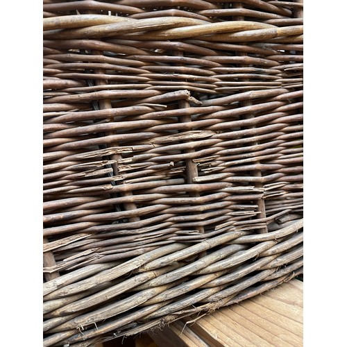 147 - WICKER LONDON COVENTRY LAUNDRY BASKET