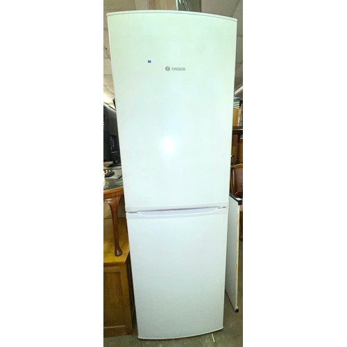 90 - BOSCH UPRIGHT FRIDGEFREEZER