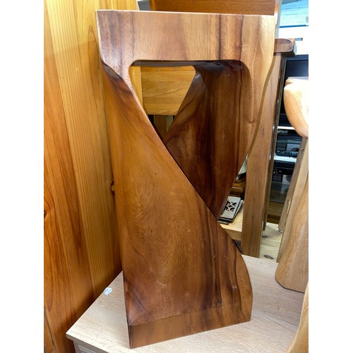 54 - SCULPTED WOODEN STAND