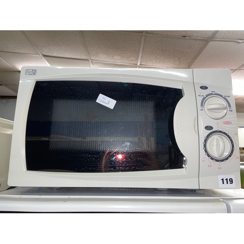 119 - SMALL MICROWAVE OVEN