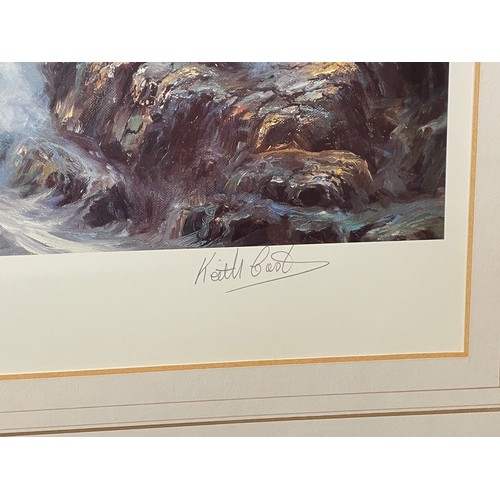 216 - SIGNED LIMITED EDITION PRINT 204 / 850 SUNLIT COAST BY KEITH CAST