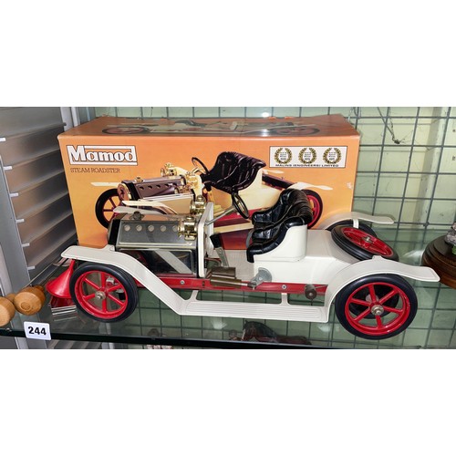 244 - BOXED MAMOD STEAM ROADSTER