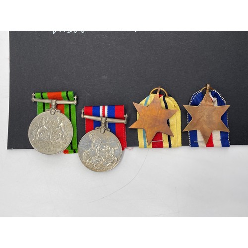 446 - WWII MEDALS TO 1150312 LAC DWH TABBOTH RAFUR