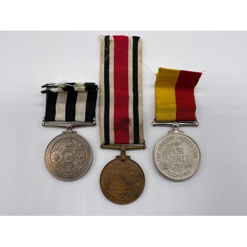 437 - GEORGE V SPECIAL CONSTABULARY MEDAL ERNEST C PHILLIPS, 20163/HC/S/0 F.G PRINT WARWICK 1970 MEDAL, AN... 