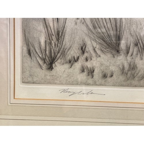 478 - HENRY WILKINSON LIMITED EDITION 38/100 SIGNED IN PENCIL PARTRIDGES FRAMED AND GLAZED