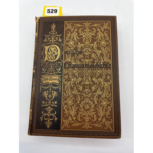 529 - GERMAN LITERATURE BY ROBERT KOENIG BIELEFEID AND LEIPZIG 1879 WITH ILLUSTRATION'S GILT BOUND