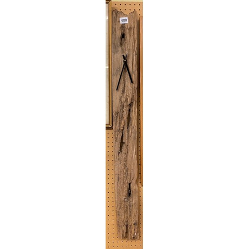 480 - DRIFTWOOD BATTERY QUARTZ CLOCK