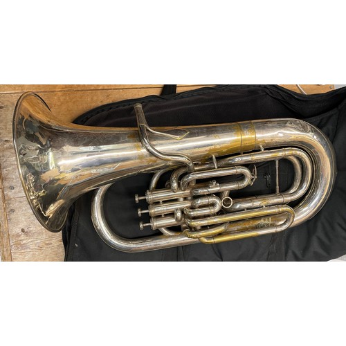 398 - BESSON CO OF LONDON CLASS A NEW STANDARD PROTOTYPE EUPHONIUM IN CASE