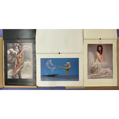 460 - BOXED OFFICIAL PIRELLI CALENDAR 1987, 1988, 1989