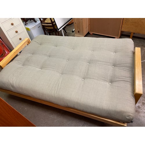 128 - BEECH FRAMED FUTON COMPANY “KOBE” SOFA