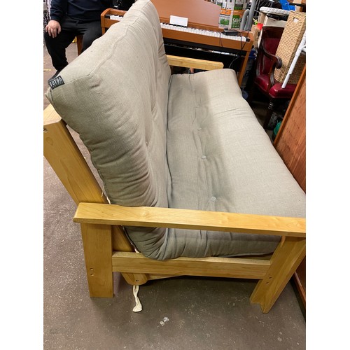 128 - BEECH FRAMED FUTON COMPANY “KOBE” SOFA