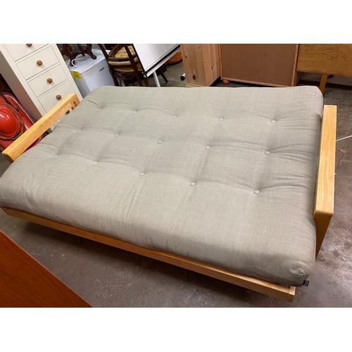 128 - BEECH FRAMED FUTON COMPANY “KOBE” SOFA