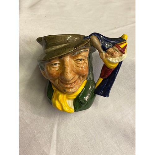 429 - ROYAL DOULTON LARGE CHARACTER JUGS INC. THE POACHER AND RIP VAN WINKLE, MEDIUM JUGS INC. FALSTAFF, S... 