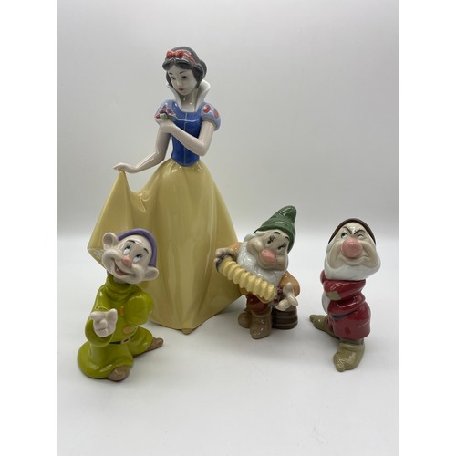 451 - BOXED NAO SNOW WHITE 8725152 AND THREE DWARFS INC. GRUMPY, HAPPY AND DOPEY