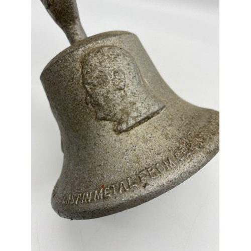 592 - VINTAGE WWII RAF BENEVOLENT FUND VICTORY BELL