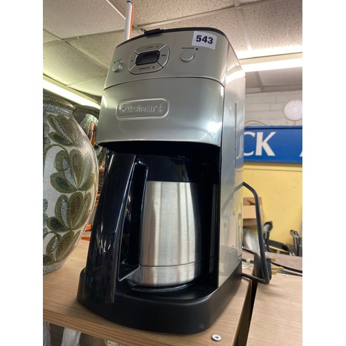 543 - CUISINART COFFEE MACHINE