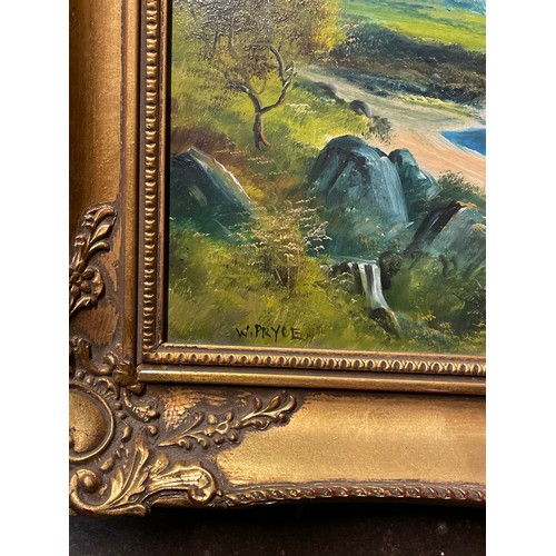 709 - G WILLIS PRYCE RSA RWS 1865-1949 OIL ON BOARD LAKE DISTRICT FRAMED 37CM X 24CM APPROX