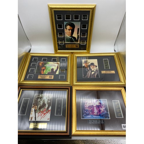 553 - LIMITED EDITION ORIGINAL FILM CELLS X 5 - DIRTY DANCING, THE TIGGER MOVIE, STAR TREK NEMESIS, INDIAN... 