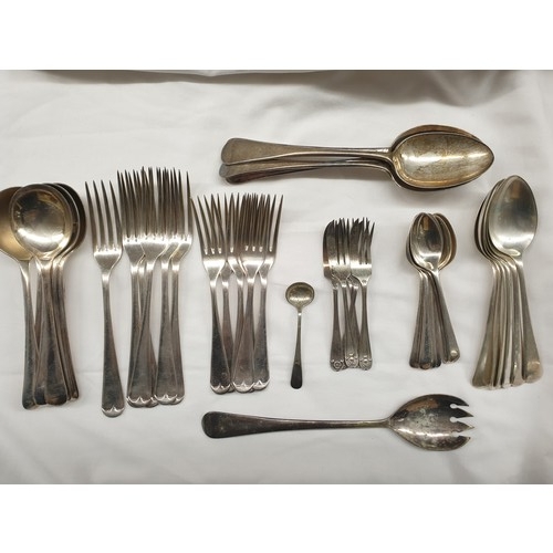 659 - BUNDLE OF SILVER PLATED FLATWARE