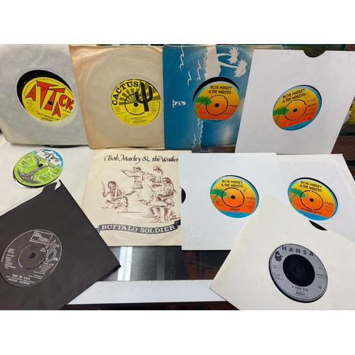 504 - SMALL SELECTION OF VINYL 45S MAINLY REGGAE ON THE CACTUS, AND ISLAND RECORD LABELS