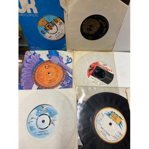 504 - SMALL SELECTION OF VINYL 45S MAINLY REGGAE ON THE CACTUS, AND ISLAND RECORD LABELS