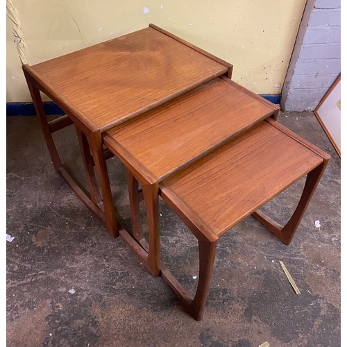 209 - G PLAN NEST OF THREE TEAK TABLES