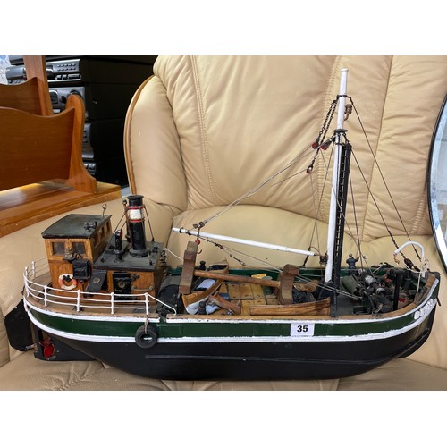 35 - SCALE MODEL OF A TRAWLER ENTITLED 'BETTY'