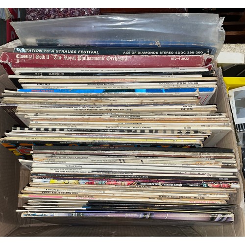 298 - BOX OF VINYL LPS - CLASSICAL, ORCHESTRAL, JAZZ, AND ROYAL RELATED