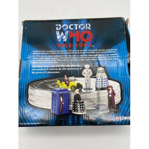 464 - CORGI DOCTOR WHO 1963-2003 40TH ANNIVERSARY GIFT SET TY96203