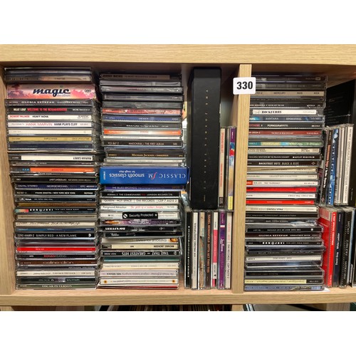 330 - GOOD SELECTION OF CDS - VOCALISTS, QUEEN, MICHAEL JACKSON, U2, ETC