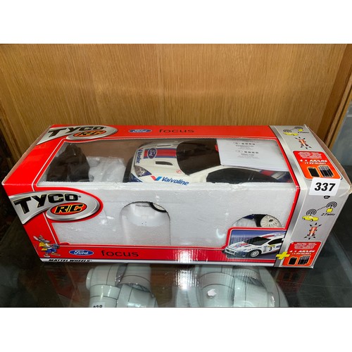 337 - TYCO REMOTE CONTROL FORD FOCUS TOY CAR