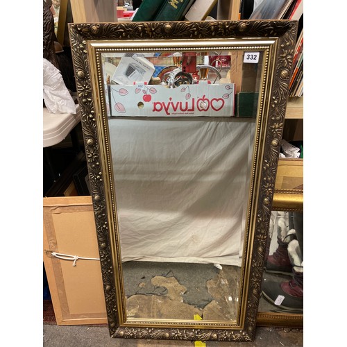 332 - GILT FRAME MIRROR