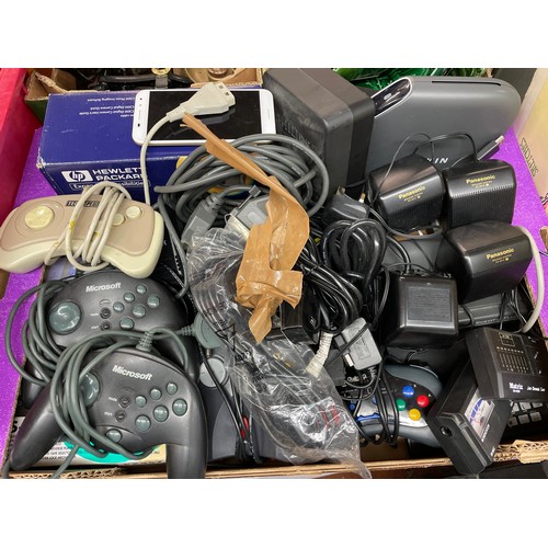 384 - PANASONIC SPEAKERS, MICROSOFT CONSOLE CONTROLLERS, AIWA STEREO CASSETTE PLAYERS, OLD MOBILE PHONE, T... 