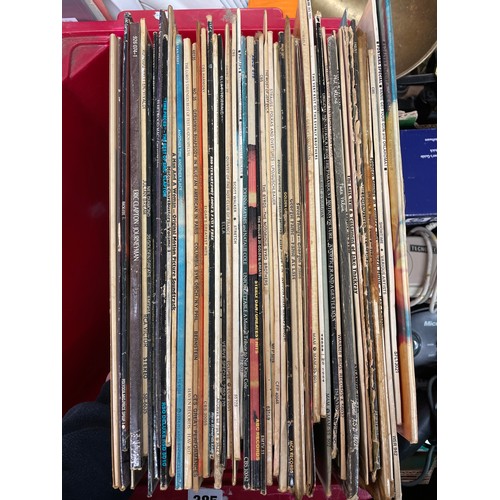 385 - CARTON OF LP RECORDS, ERIC CLAPTON, FLEETWOOD MAC, SCOTT WALKER AND OTHER VOCALISTS