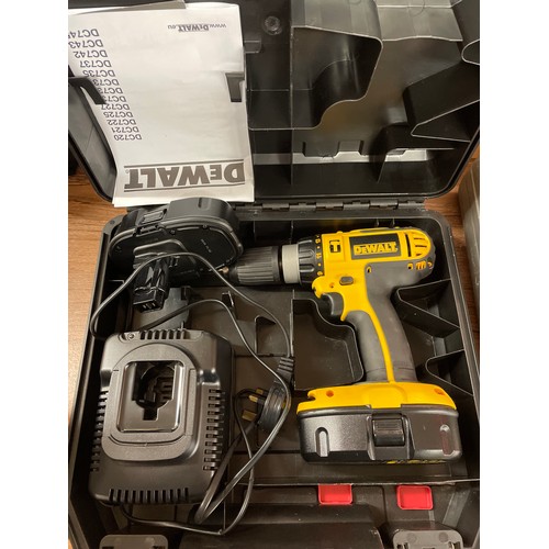 341 - BOXED DEWALT DC SERIES CORDLESS DRILL